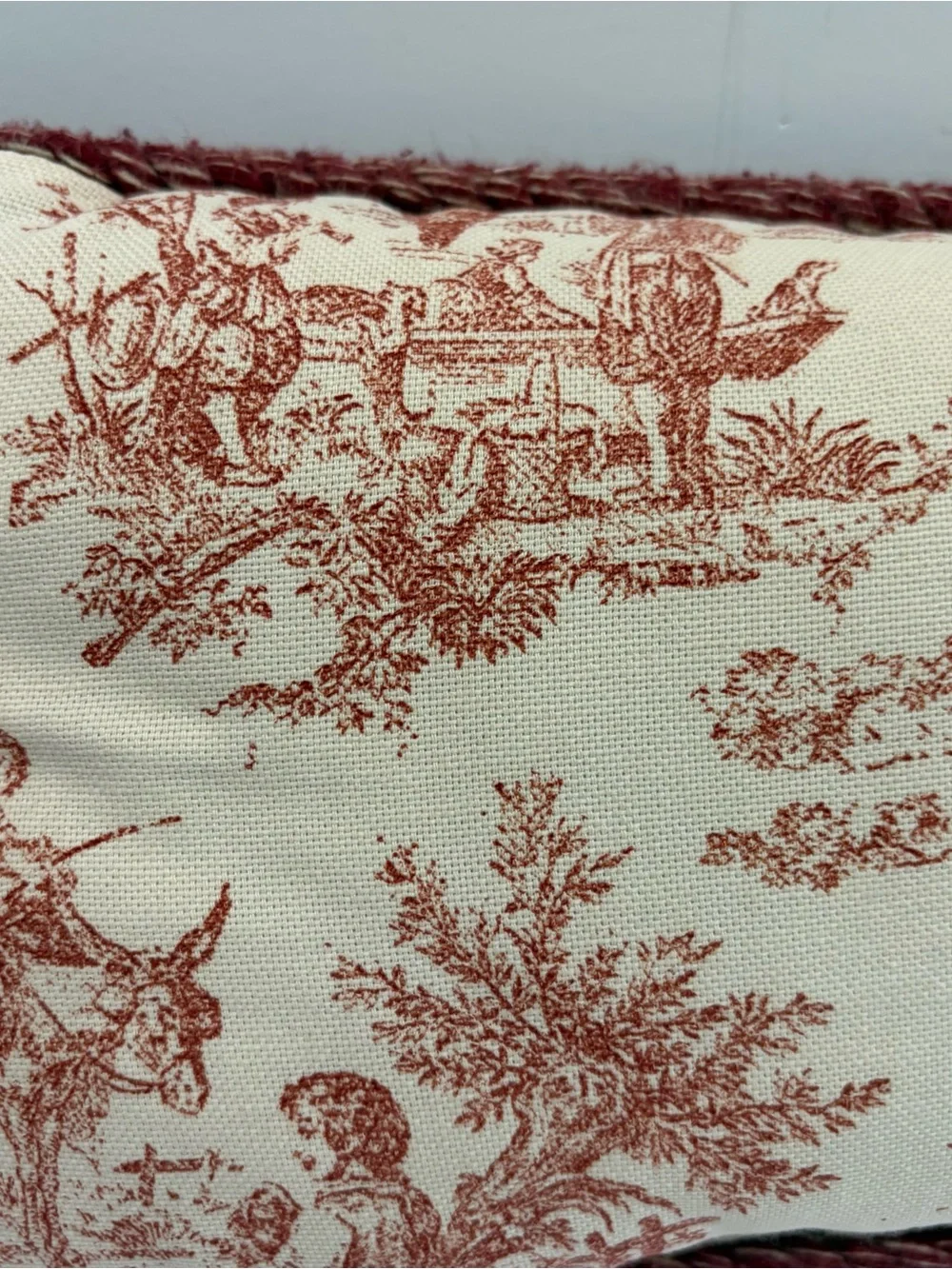 Waverly red toile